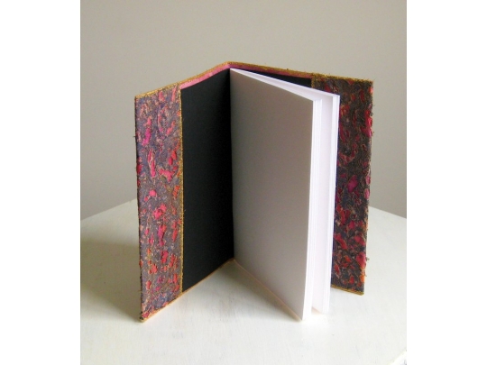 Fibre art, textural loose book cover. img_0691.jpg