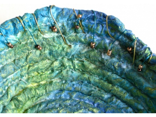 Coiled bowl, wire, mixed media img_0708.jpg