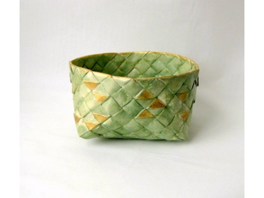 Woven Scandinavian Basket with folded details img_4031.jpg