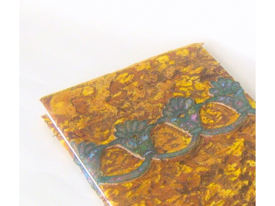 Fibre art, textural loose book cover. img_5932.jpg