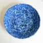 Coiled fabric bowl, batik  Coiled fabric bowl, batik