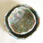 Hand woven baskets, recycled map Hand woven baskets, recycled map