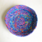 Coiled fabric bowl