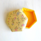 Jewelry box, fabric covered, lidded Jewelry box, fabric covered, lidded